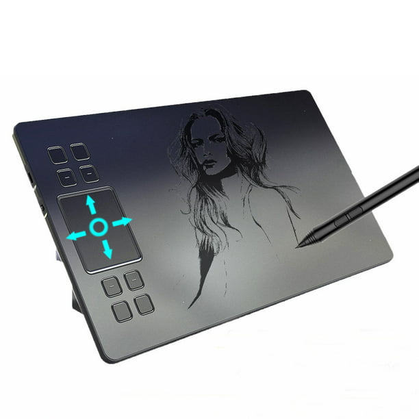 Drawing Tablet VEIKK A50 Graphic Tablet with 8192 Levels Pressure Sensitivity Comes with a Battery-Free Pen 8192 Levels and an Artist Glove 